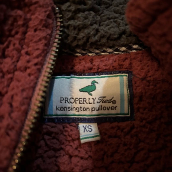 Cozy Red Fleece Pullover - Picture 4 of 6